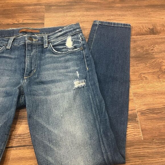 Joes Blue Vintage Distressed Skinny Ankle Jeans - Picture 3 of 7